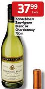 Zonnebloem Sauvignon Blanc Or Chardonnay -750ml Each