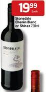 Stonedale Chenin Blanc Or Shiraz -750ml Each