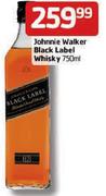 Johnnie Walker Black Label Whisky- 750ml Each