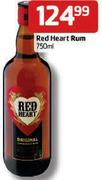 Red Heart Rum- 750ml Each