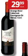 Orange River Cabernet Sauvignon Or Shiraz - 750ml Each
