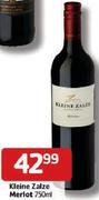 Kleine Zalze Merlot- 750ml Each