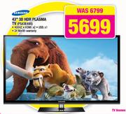 Samsung 43" 3D HDR Plasma TV(PS43E490)