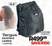 Targus backpack campus 15.6" bag