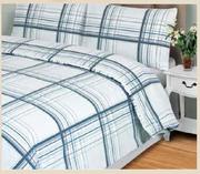 Pnp Flannel Elvari Cardiff Cover Set 100% Brushed Cotton Queen - Each