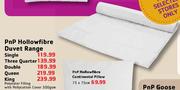 Pnp Hollowfibre Duvet Range King- Each