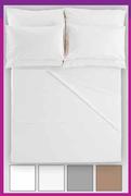 Pnp 100% Cotton Percale Sheets King (White) - Each