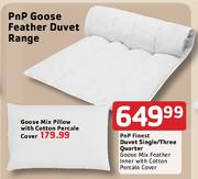 Pnp Finest Duvet Single/Three Quarter - Each