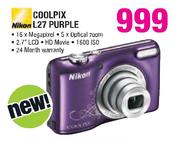 Nikon Coolpix L27 Purple