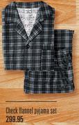 Check Flannel Pyjama Set