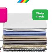 Sheraton Double Fitted or Flat Winter Sheet-Each