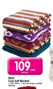 Sesu Cosy Soft Blanket-Each