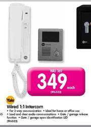 Special Yale Wired 1:1 Intercom Each — m.guzzle.co.za