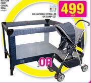Little One Collapsible Stroller Or Camp Cot-Each