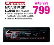 Pioneer MP3/USB Front Loader(DEH-1550UB)