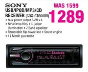 Sony US/iPod/MP3/CD Receiver(CDX-GT660UV)