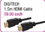 Digitech HDMI Cable-1.5m Each