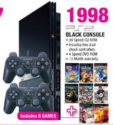 PS2 Black Console