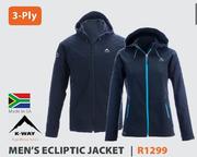 3-Ply K-Way Men's Sript Jacket
