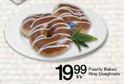 Freshly Baked Ring Doughnuts-6's
