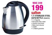 Salton 1.7Ltr Stainless Steel Auto Kettle (SSAK22)