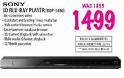 Sony 3D Blu-Ray Player(BDP-S480)