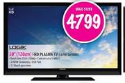 Logik 50" (120cm) FHD Plasma TV (LLPM-50FHDA)