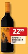 Simonsvlei Simonsrood-750ml