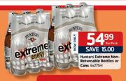 Hunters Extreme Non-Returnable Bottles or Cans-6 x 275ml-Per Pack