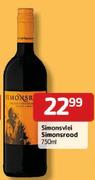 Simonsvlei Simonsrood-750ml