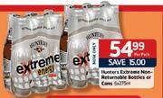 Hunters Extreme Non-Returnable Bottles or Cans 6x275ml PerPack-