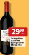Orange River Cabernet Sauvignon or Shiraz-750ml Each