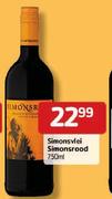 Simonsvlei Siminsrood - 750ml