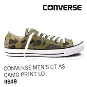 Converse Men's CT As Camo Print Lo-Per Pair