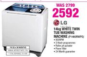 LG 14Kg White Twin Tub Washing machine(P1460RWPS)