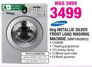 Samsung 6Kg Metallic Silver Front Load Washing Machine(WWF1602W52)