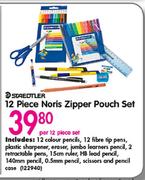 Staedtler 12 Piece Noris Zipper Pouch Set