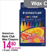 Staedtler Noris Club Wax Crayons-Per 24 Pack