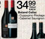 Boland Cellar Cappuccino Pinotage/Cabernet Sauvignon-750ml Each