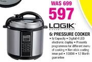 Logik electric pressure top cooker user manual