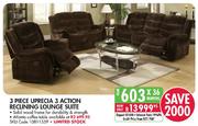3 Piece Uprecia 3 Action Reclining Lounge Suite