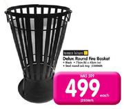 Terrace Leisure Delux Round Fire Basket