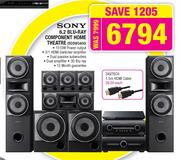 Sony 6.2 Blu-Ray Component Home Theatre (BDDW5400)