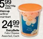DairyBelle Feta Cheese-400gm Each