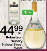 Robertson Winery Natural Sweet White-1.5ltr