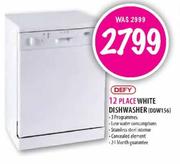 Defy 12 Place White Dishwasher(DDW156)