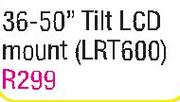 Ross 36-50" Tilt LCD Mount(LRT600)
