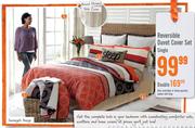 Reversible Single Duvet Cover Set 