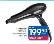 Safeway 2000Watt Ionic Hairdryer(HD741DN)-Each