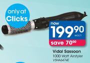 Vidal Sassoon 1000 Watt Airstyler(VSHA6474E)-Each